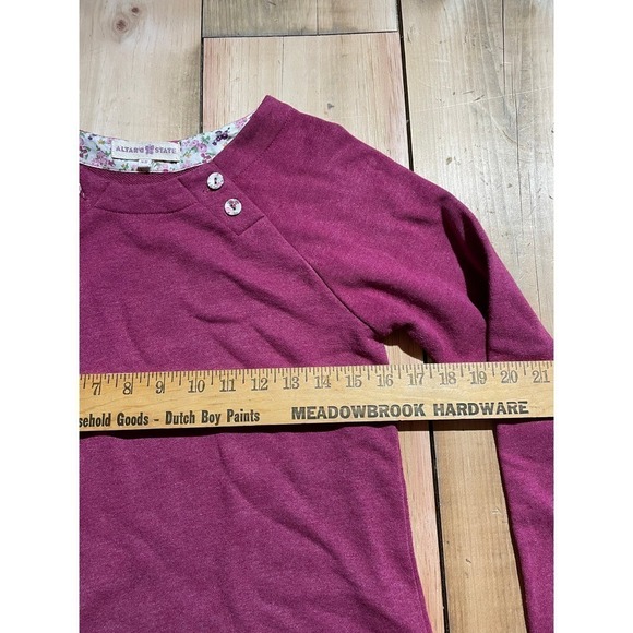 Altar’d state women's dress. Floral buttons interior collar and pockets. Size XS - Picture 2 of 4